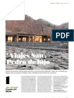 Hotel Alto Atacama en "San pedro en hoteles de lujo en diario la tercera
