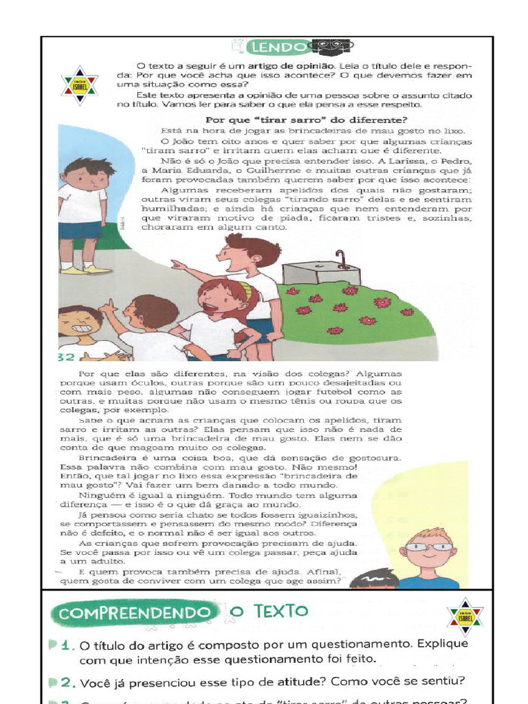 Artigo de Opinião 5 Ano | PDF