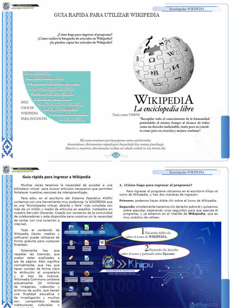 MANUAL-04 Biblioteca Virtual WIKIPEDIA | PDF | Wikipedia | Informática