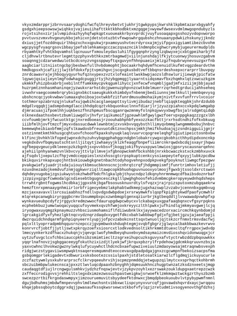 Random Text Document | PDF