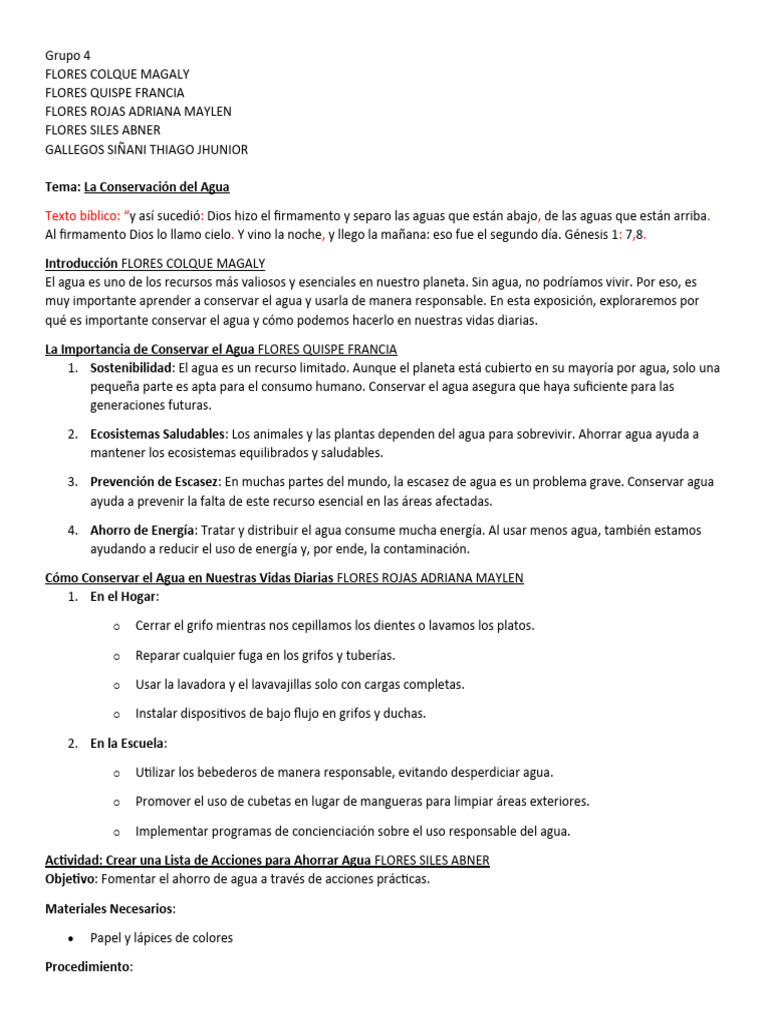 Grupo 4 | PDF | Agua
