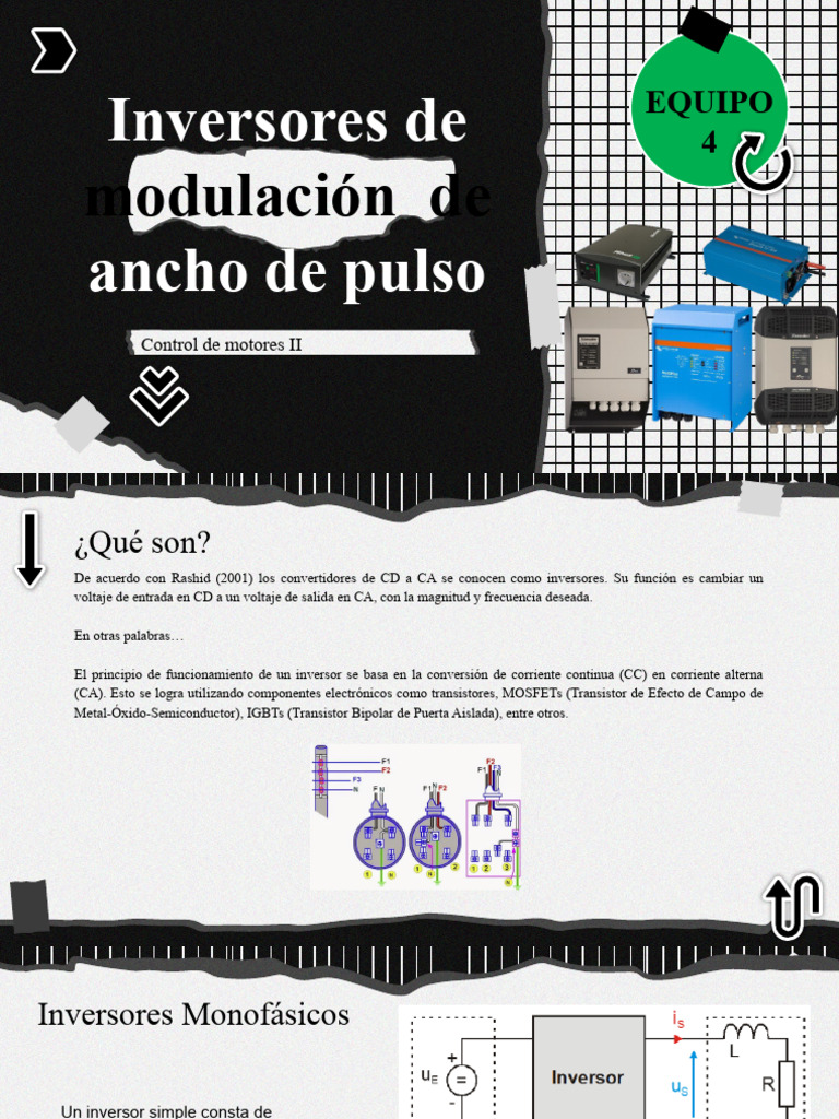 Tipos de Inversores: Monofásicos, Bifásicos y Trifásicos | PDF ...