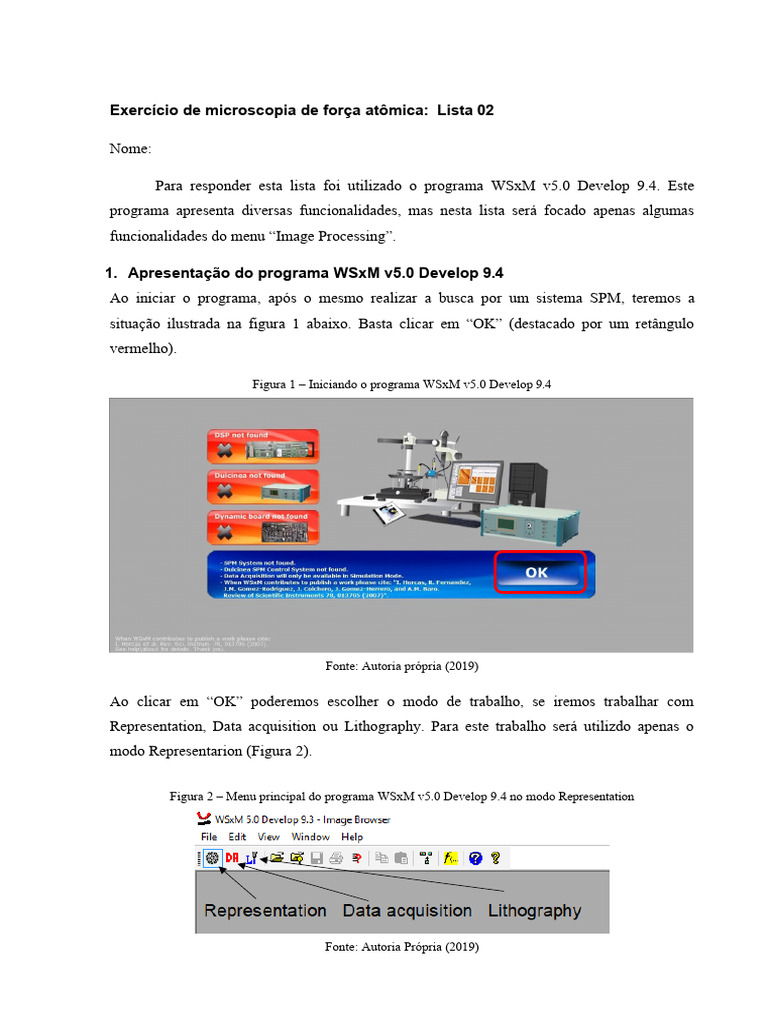 Microscopia de Força Atômica: WSxM 5.0 | PDF | Histograma