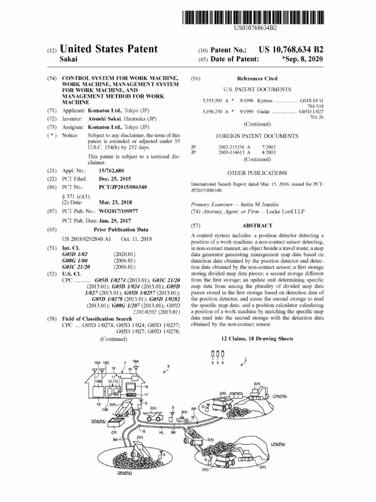 Control System For Work Machine, Work Machine, Management System For ...