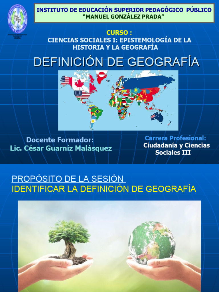 Definici n De Geograf a PDF Geograf a Science
