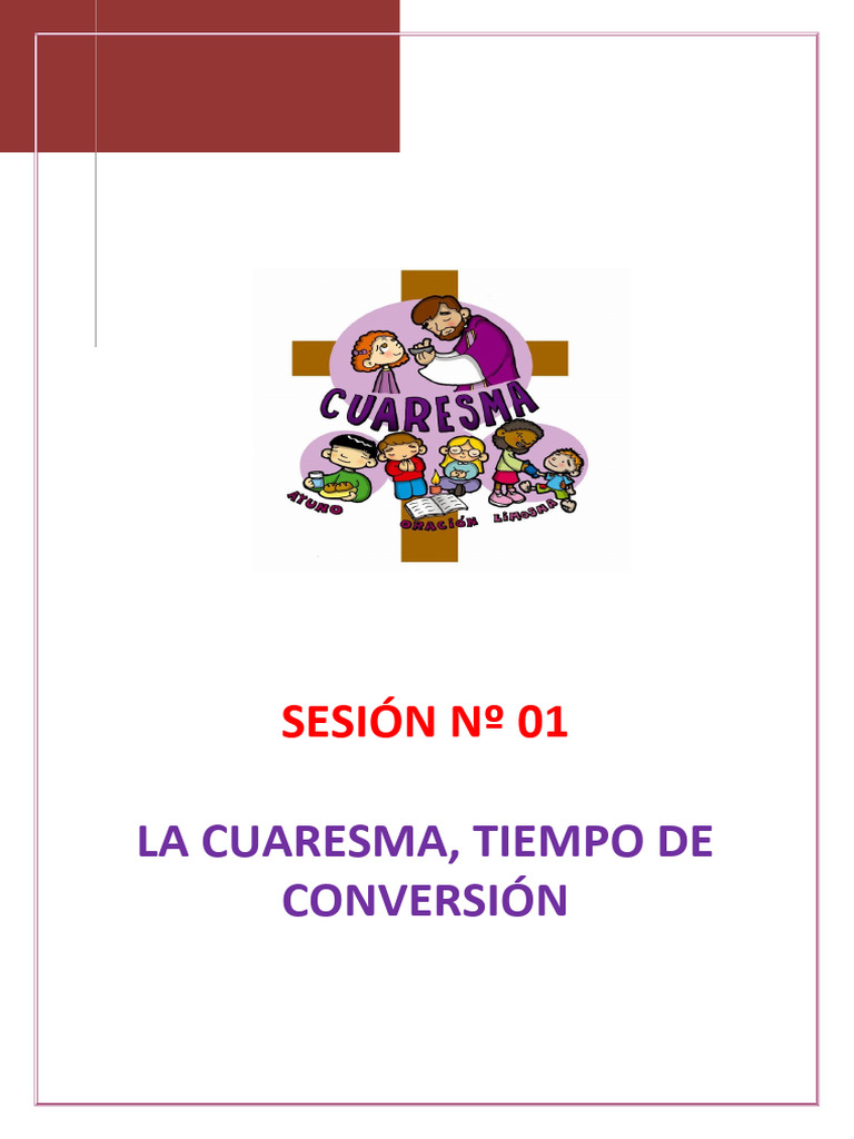 Guía Didáctica para la Cuaresma y Semana Santa | PDF | Prestado ...