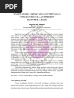 Download Analisis Kinerja Laporan Keuangan an by Danu Putra SN74299701 doc pdf