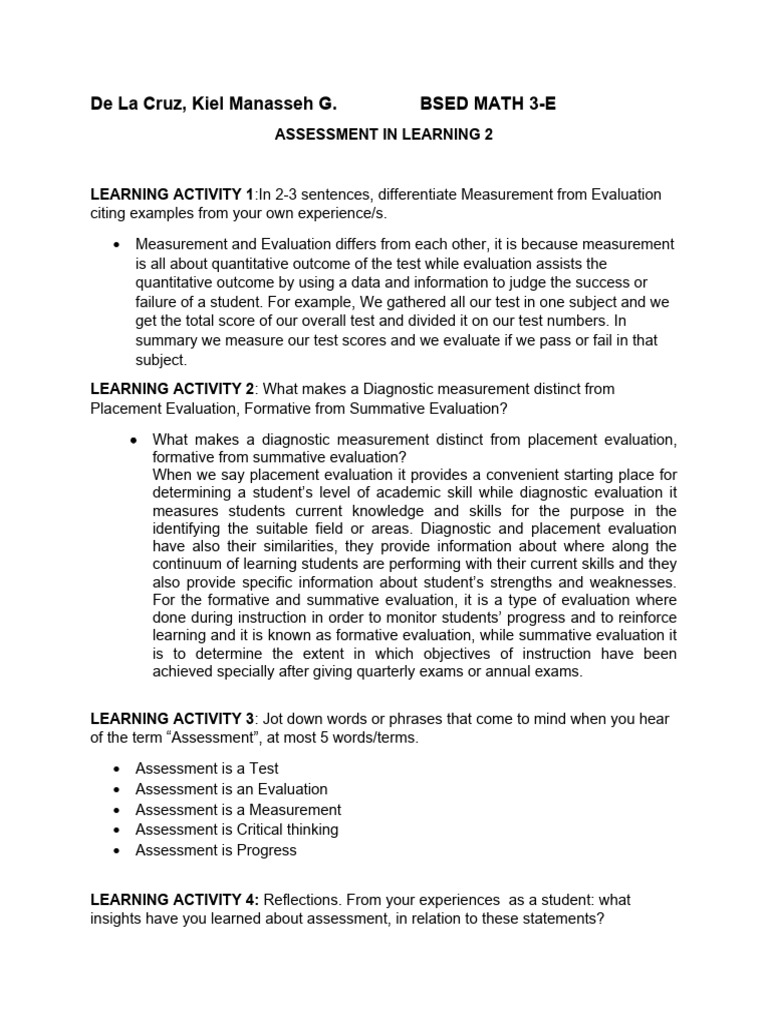 Understanding Assessment in Education | PDF | Educational Assessment ...