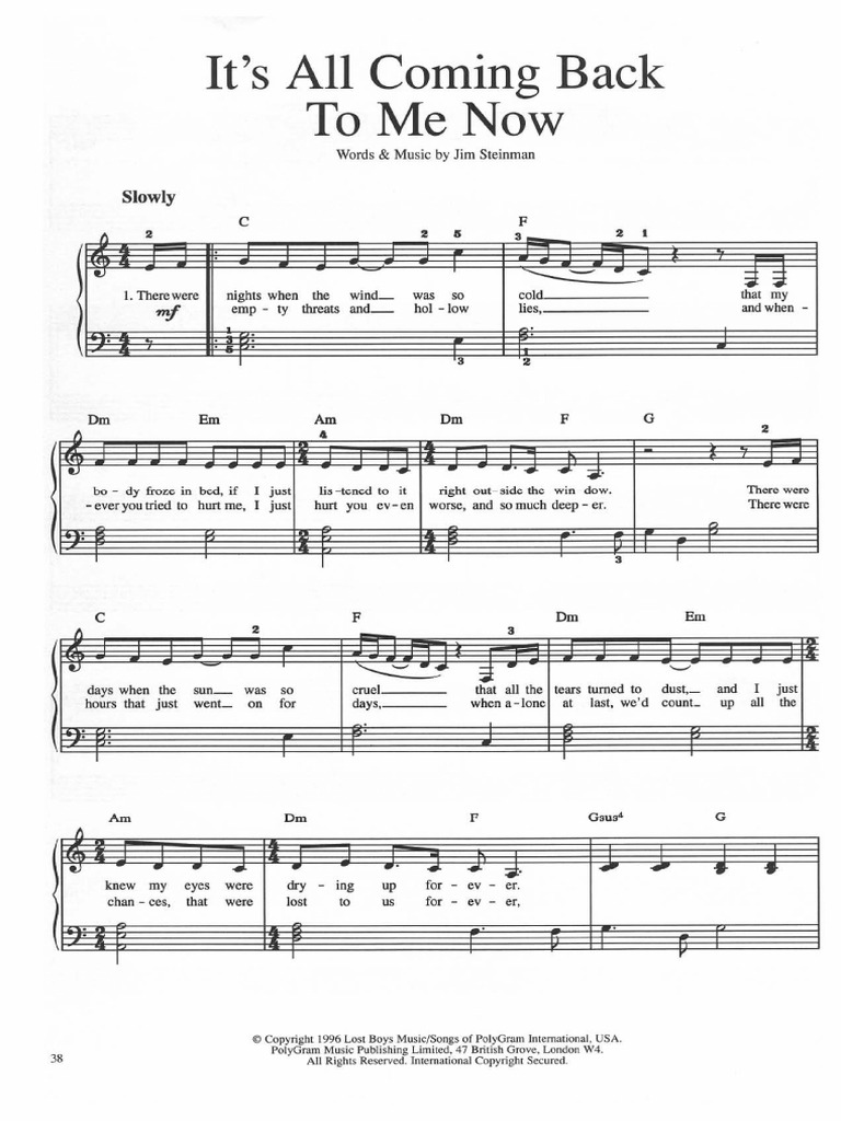 It S All Coming Back To Me Now V 4 PDF