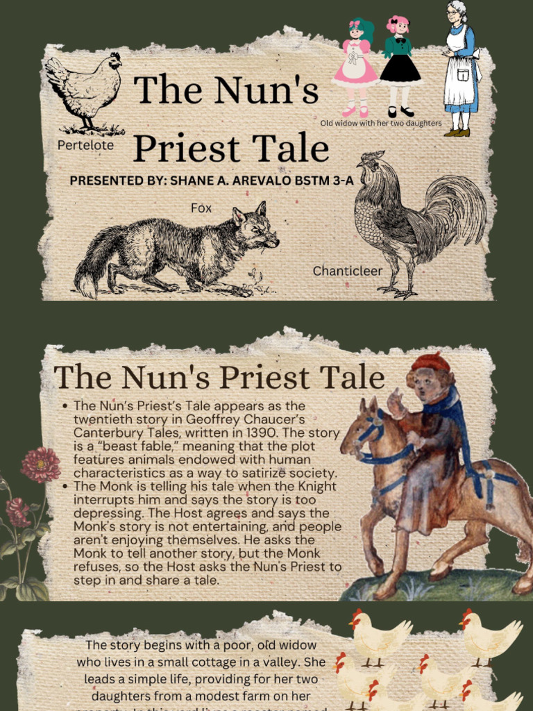 The Nun's Priest Tale Shane Arevalo PDF