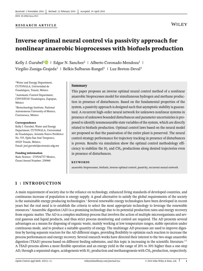 Inverse Optimal Neural Control Via Passivity Approach For Nonlinear ...