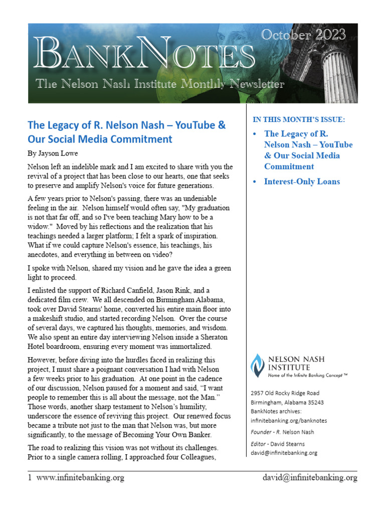 BankNotes+October+2023 | PDF | Interest | Taxes