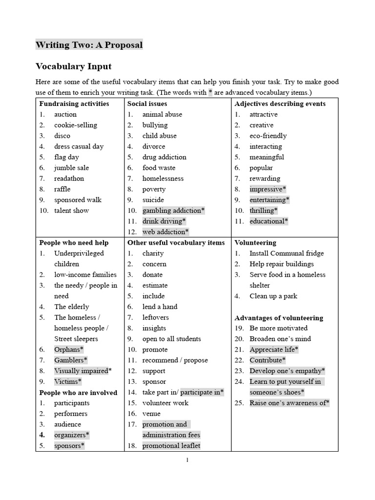 English Proposal Test | Download Free PDF | Grammar | Linguistics