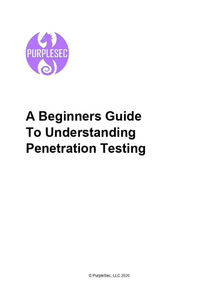 Beginner's Guide to Penetration Testing | PDF | Penetration Test ...