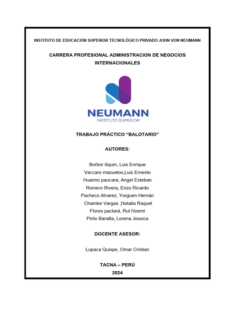 Balotario de Administración de Negocios | PDF | Finanzas y dinero | Derecho