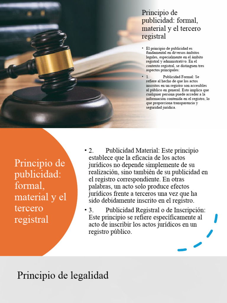 Principios de Publicidad y Legalidad | PDF | Justicia | Crimen y violencia