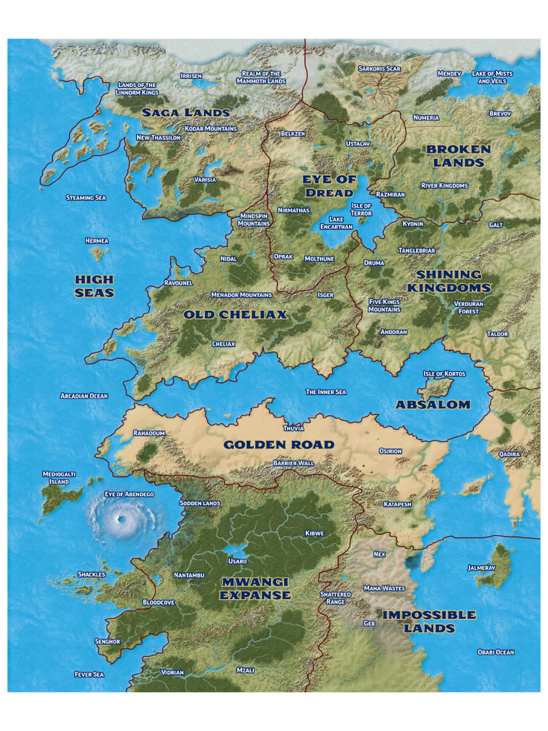 Mapa Golarian | PDF