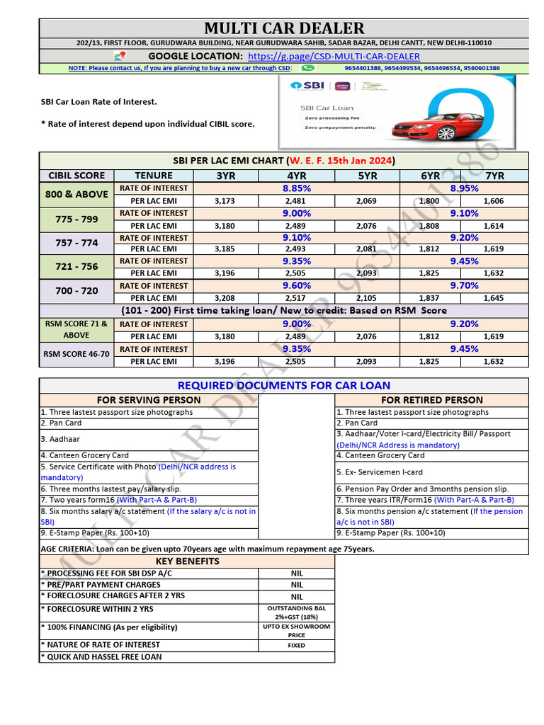 May24 CSD Price List With DL Reg | PDF | General Motors