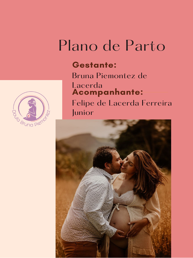 Plano de Parto Bruna | PDF | Parto | Sistema de saúde