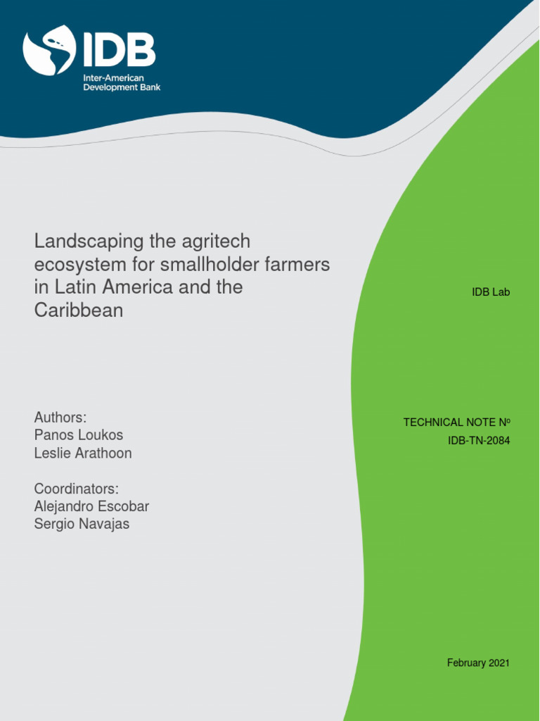 Landscaping The Agritech Ecosystem For Smallholder Farmers In Latin