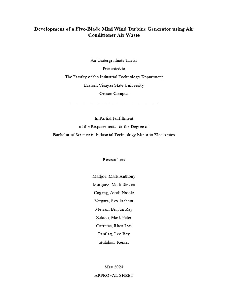Thesis Pdf Wind Power Solar Power