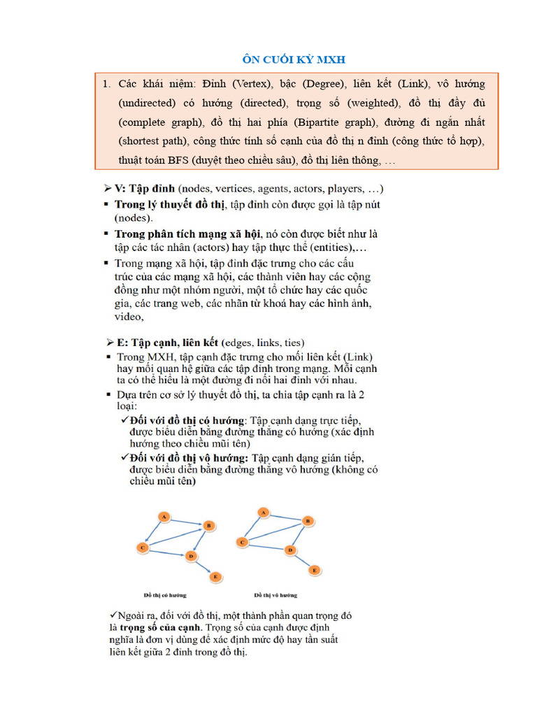 Ôn MXH | PDF