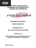 Aplicaciones d Los Productos Escalares