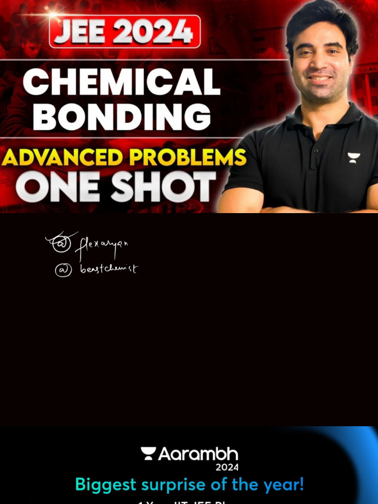 Chemical Bonding Jee Advanced | PDF