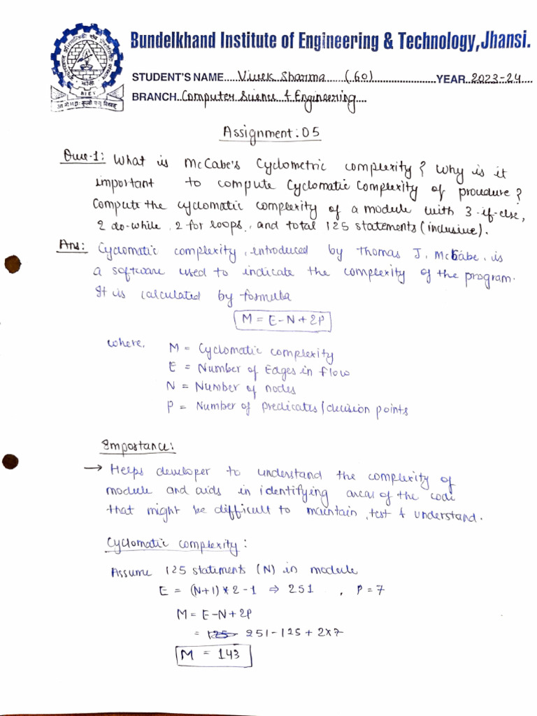 SE Assignment 4 | PDF