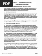 Co-op Report Preparation Guide | PDF | Internship | Job Hunting