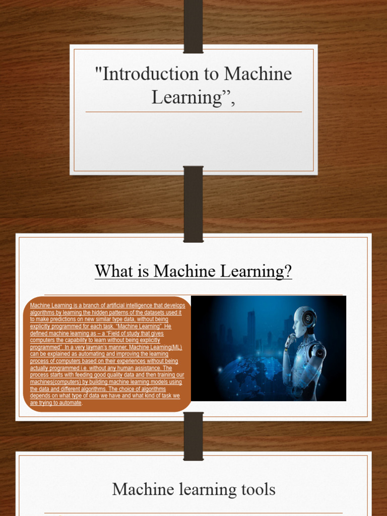Introduction To Machine Learning | PDF | Machine Learning | Artificial ...