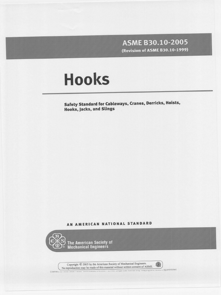 Asme b30 10 2005 hooks pdf