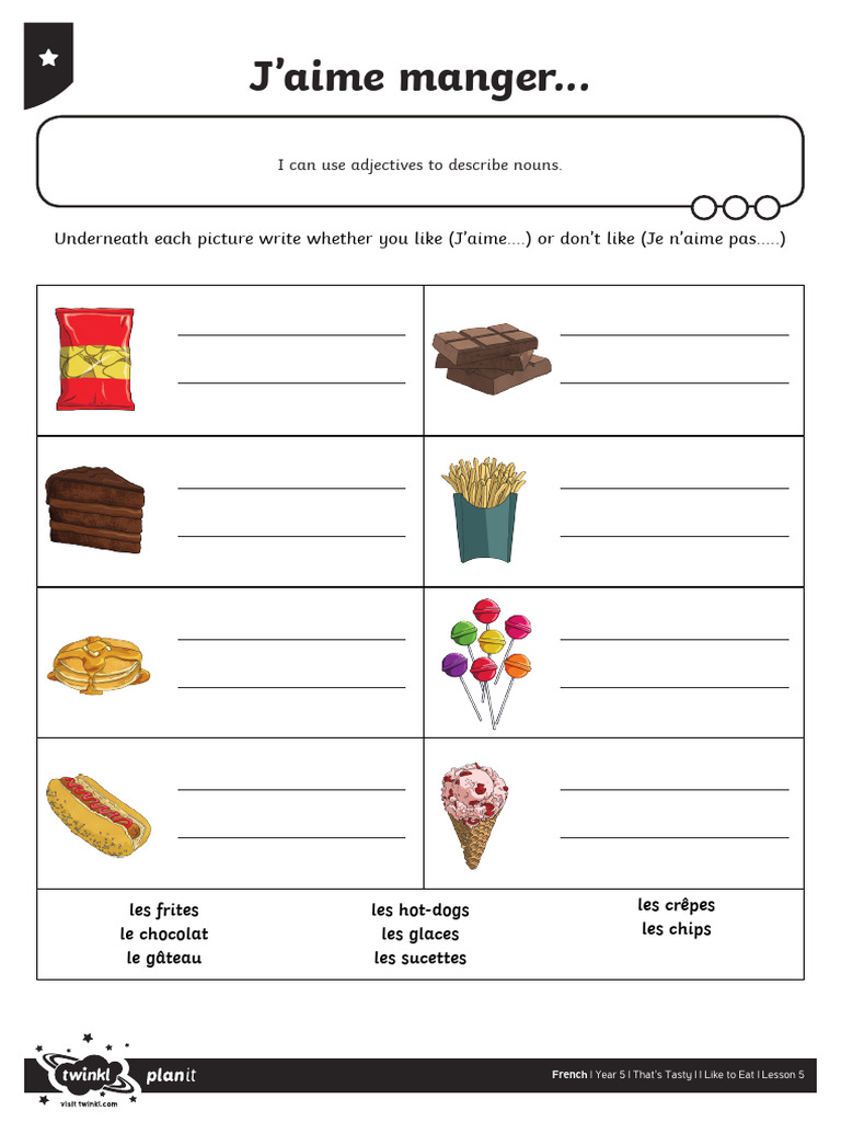 french-food-worksheet-pdf