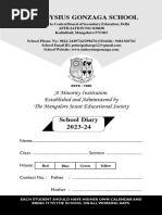 School Diary 2023-24 | PDF | Educational Assessment