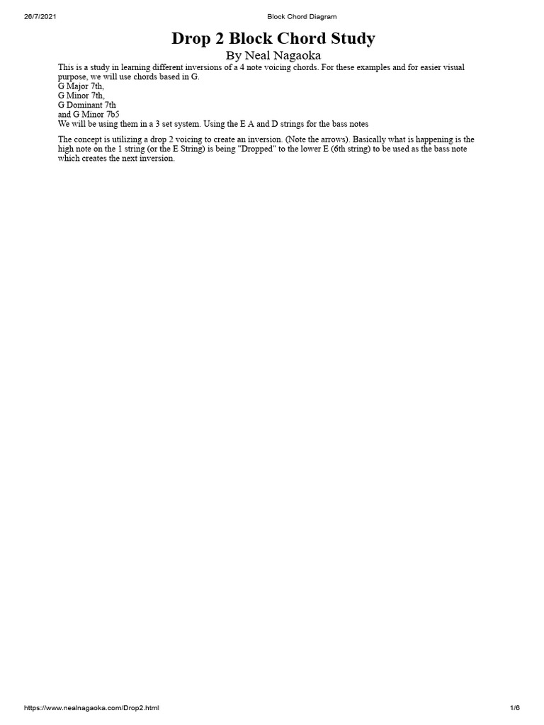 Block Chord Diagram | PDF
