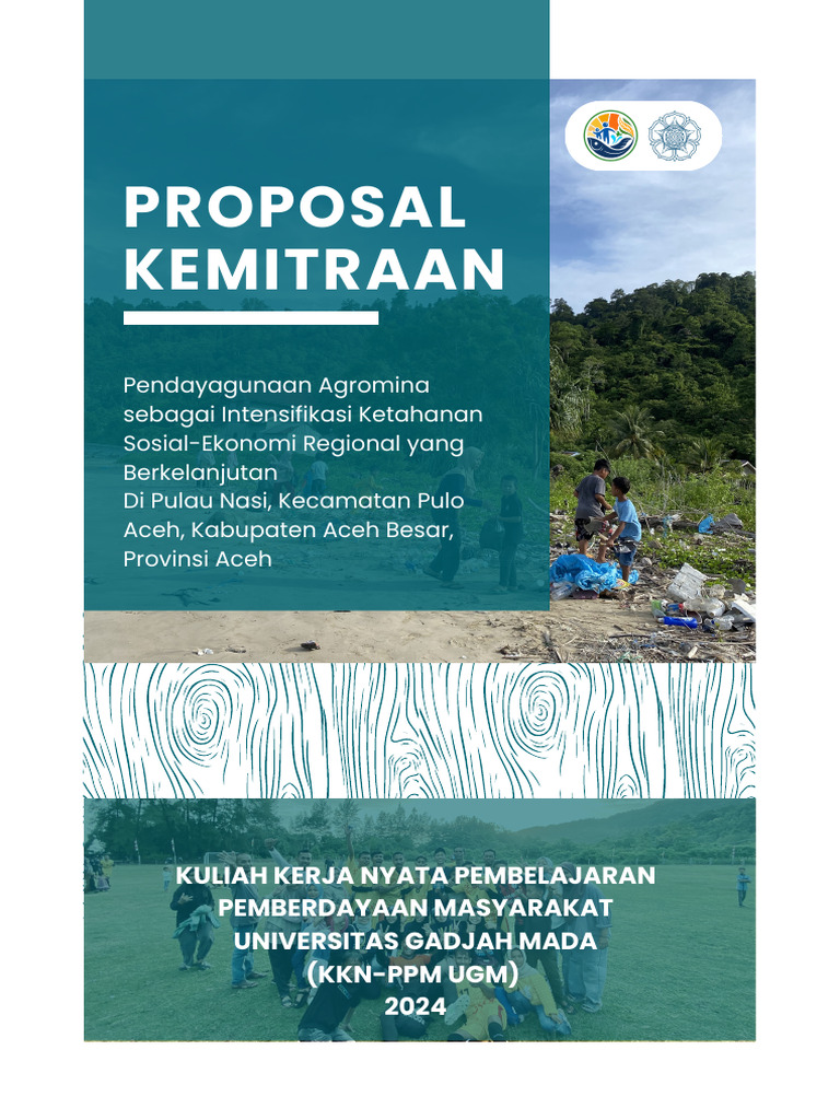 Proposal Kemitraan KKN UGM 2024 | PDF