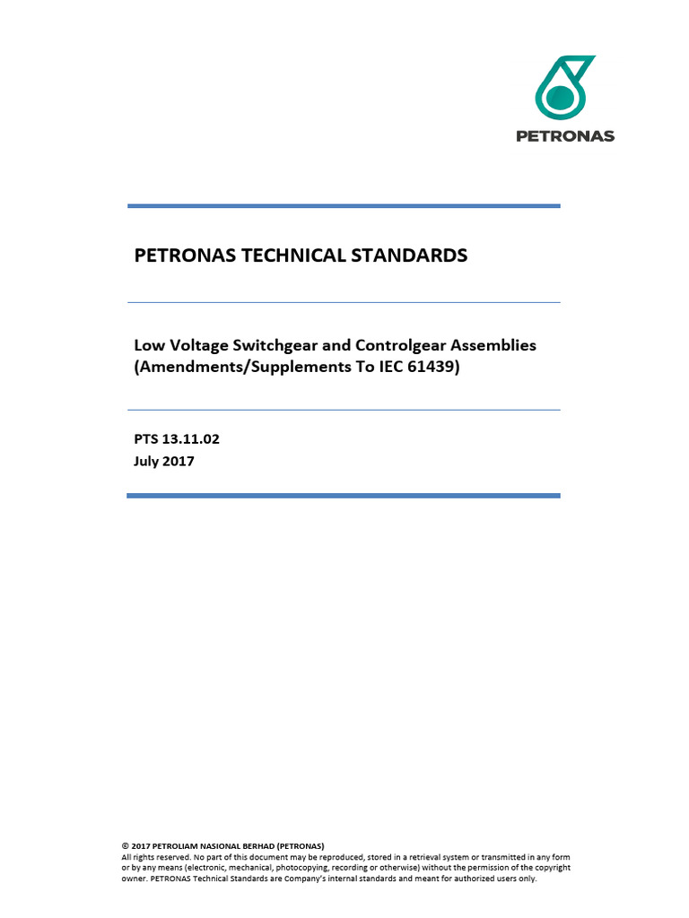 Low Voltage Switchgear Standards PTS 13.11.02 | PDF | Fuse (Electrical ...