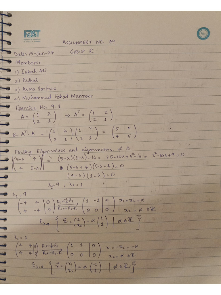 IMMAI Assignment9 GroupR | PDF