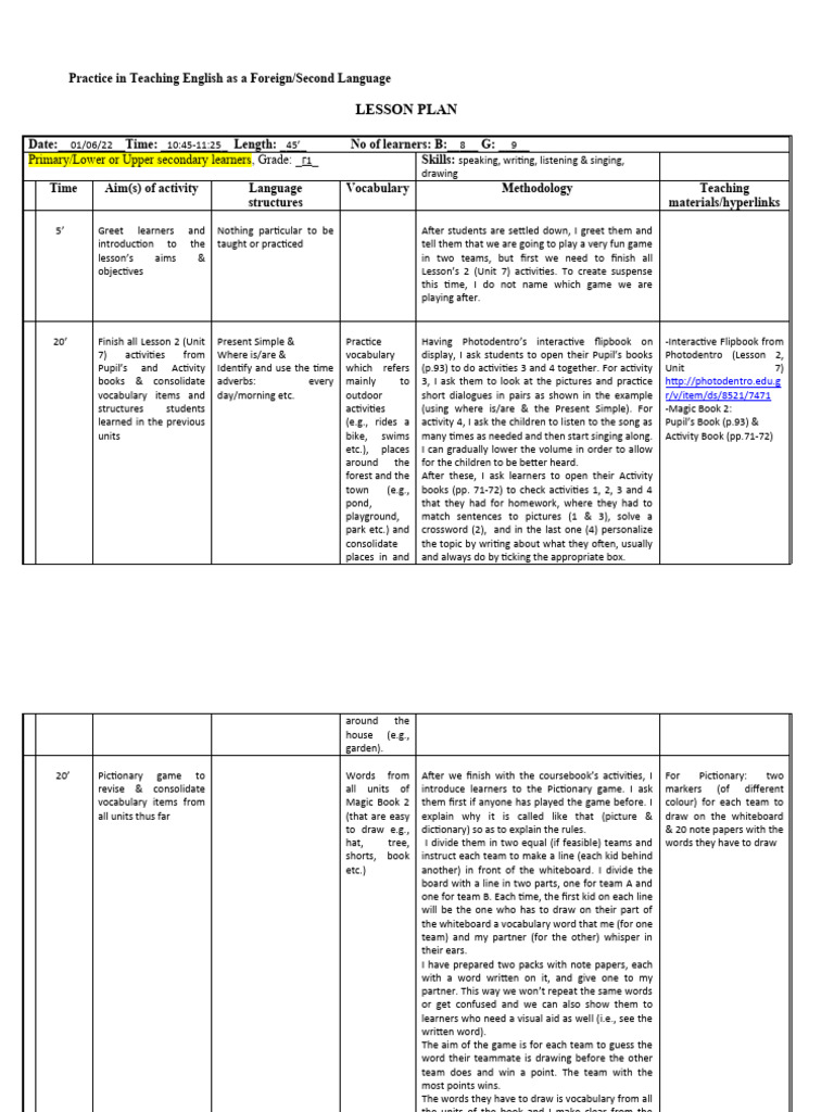 Lesson plan 4 01 06 22 pdf vocabulary lesson plan