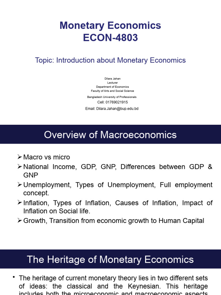 Introduction to Monetary Economics | PDF | Money Supply | Money