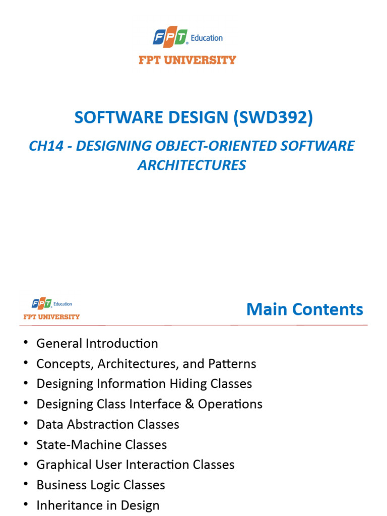 Designing Object-Oriented Software | PDF | Class (Computer Programming ...