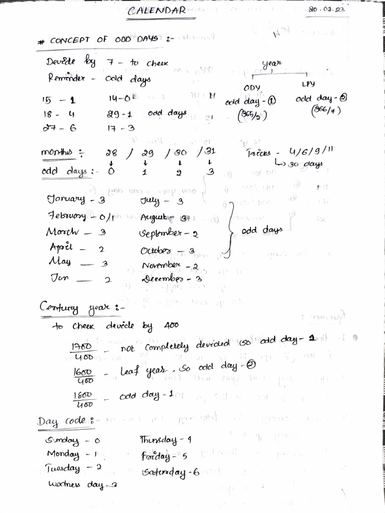 Calendar and Clock Reasoning Guide | PDF