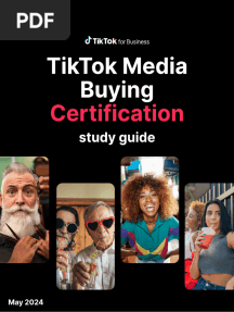TikTok Media Buying Certification Study Guide