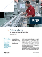 Pulvimetalurgia para nuevos materiales