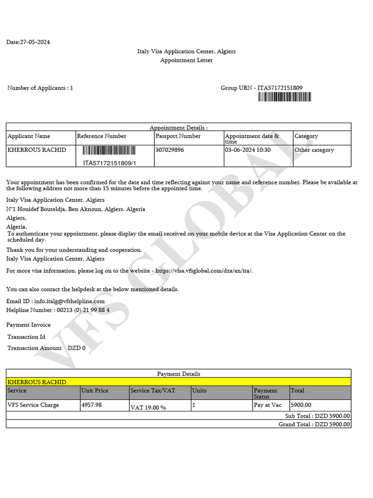 Vfs Global | PDF | Government Finances | Taxes