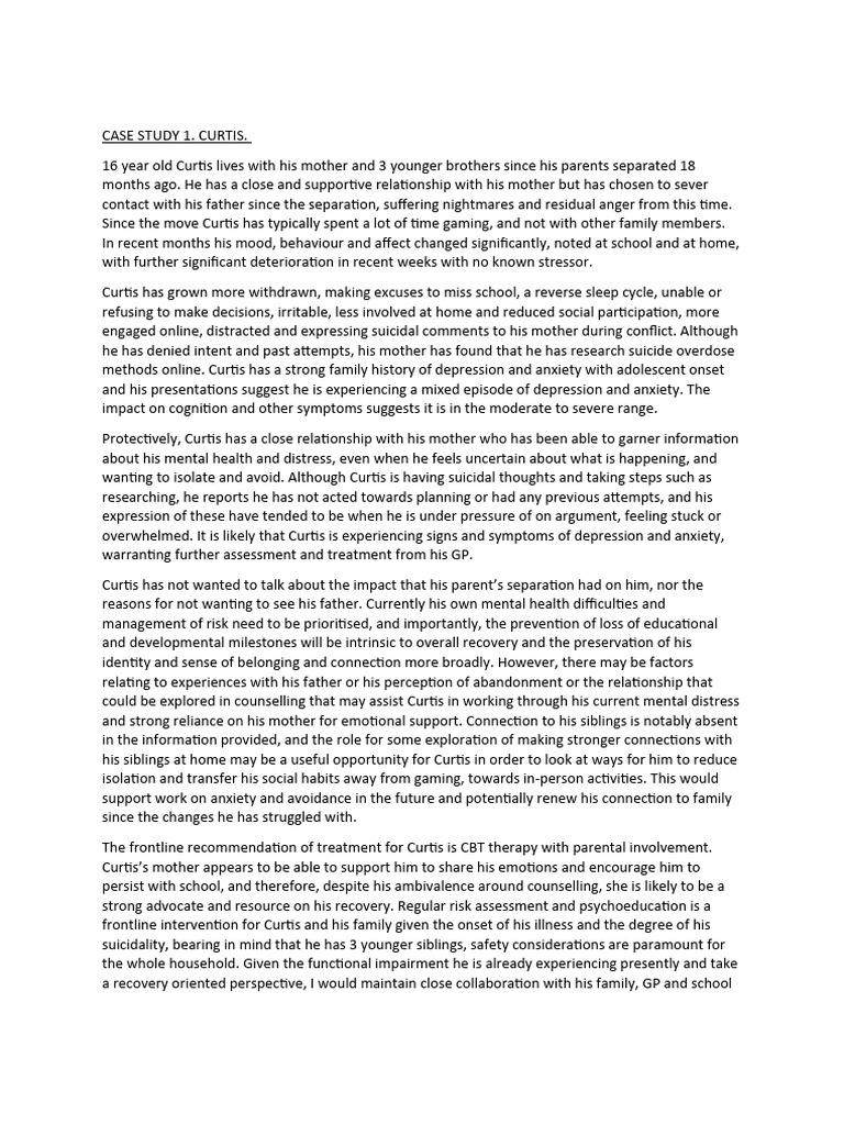 Case study 1 21 2 2024 pdf major depressive disorder cognitive