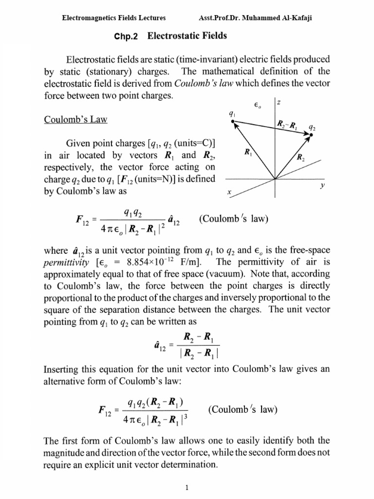 Electrostatics 231023 173305 | PDF | Teaching Methods & Materials ...