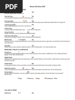 Tender Loving Cuisine Menu 2023/24 | PDF | Cheesecake | Curry