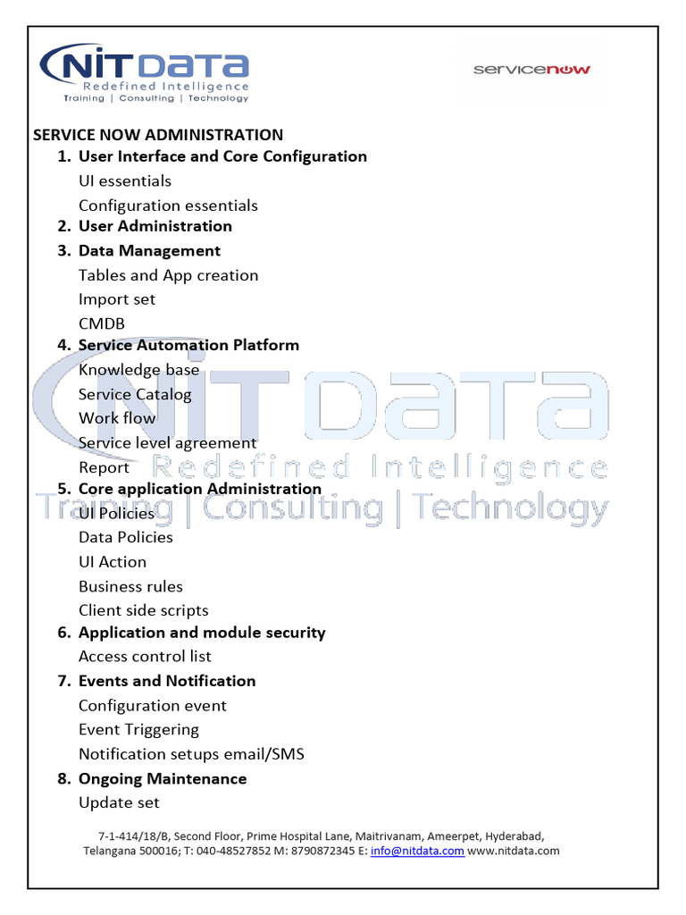 Nit data servicenow content pdf dynamic web page software