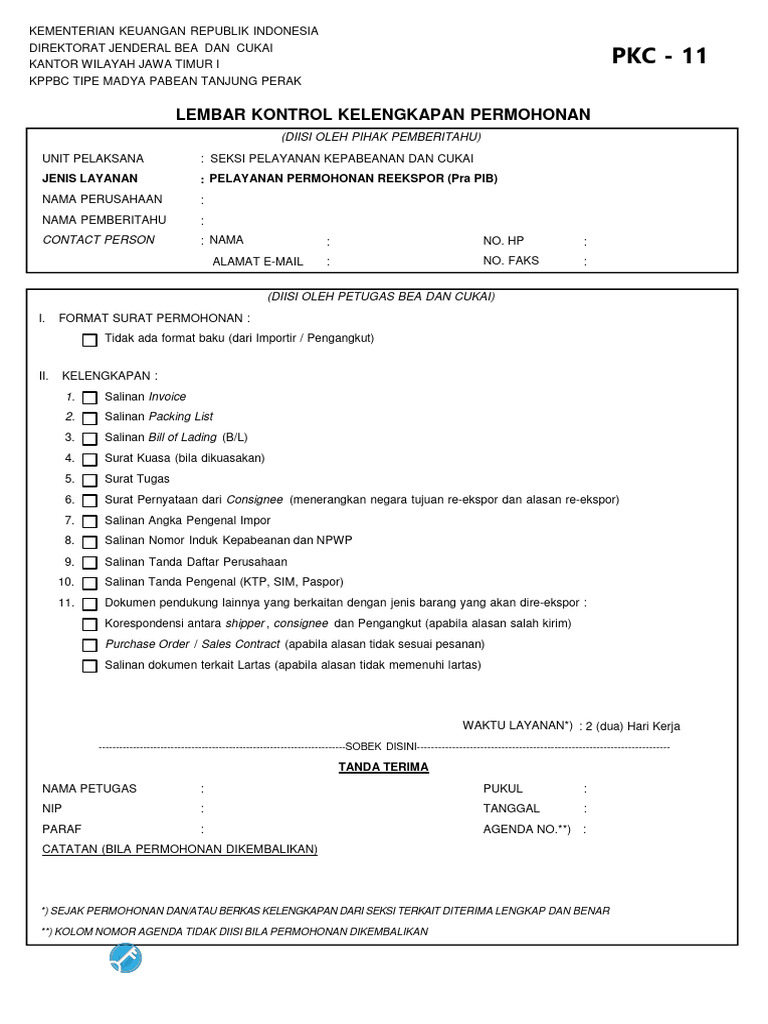 Prosedur Permohonan Reekspor PIB | PDF